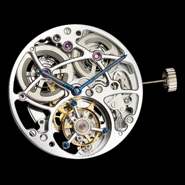 Hangzhou 3D53E Asian Skeleton Automatic Tourbillion Watch Movement - Image 2