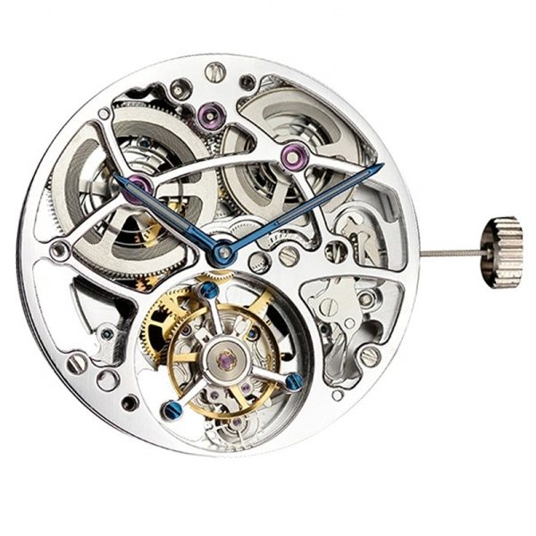 Hangzhou 3D53E Asian Skeleton Automatic Tourbillion Watch Movement - Image 3